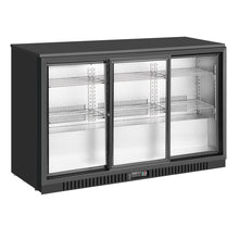 Load image into Gallery viewer, 54" Sliding Triple Glass Door Back Bar Drinks Cooler