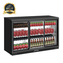Load image into Gallery viewer, 54" Sliding Triple Glass Door Back Bar Drinks Cooler