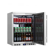Load image into Gallery viewer, 24 Inch Outdoor Beer Fridge Cooler With Solid Stainless Steel Door