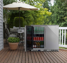 Load image into Gallery viewer, Double Door Beer Cooler Fridge, Outdoor Beverage Drinks Center KBU56ASD