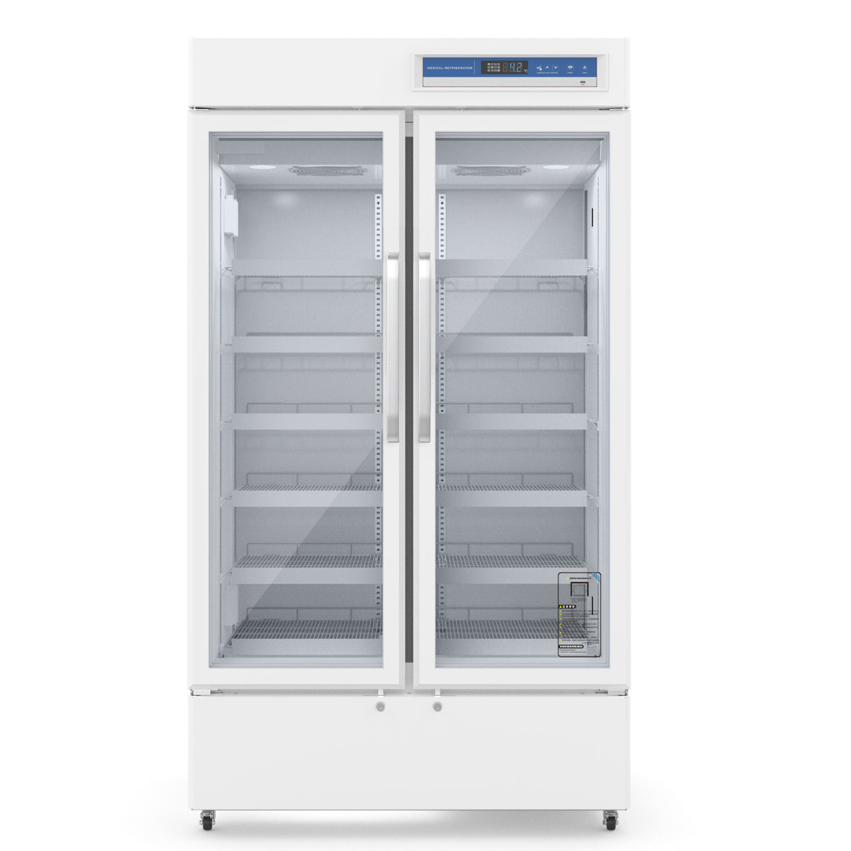 725L Upright 2-Door Medical Fridge & Lab Refrigerator – Jackscool
