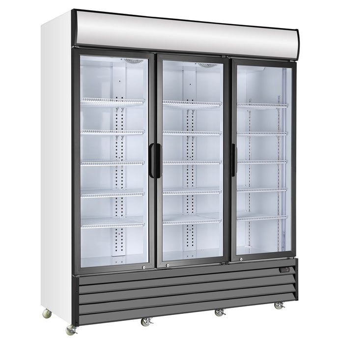 3-Door Display Beverage Cooler Commercial Refrigerator G1500