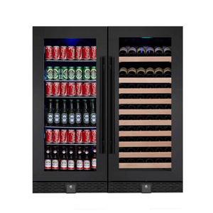 56" Upright Wine and Beverage Cooler Fridge COMBO