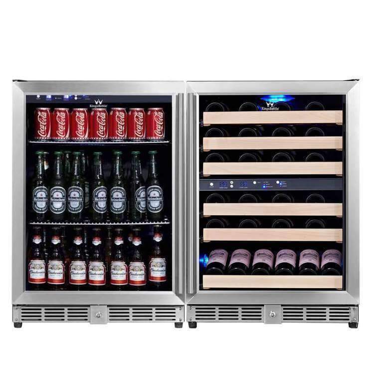Triple Zone Wine and Beverage Cooler Combo Undercounter, KBU50BW3