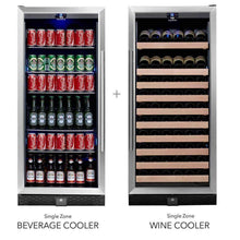 Load image into Gallery viewer, Buy Upright Wine and Beverage Cooler Fridge COMBO
