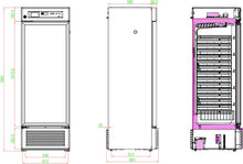 Load image into Gallery viewer, 395L Upright Medical Refrigerator‎ for Pharmacy and Laboratory
